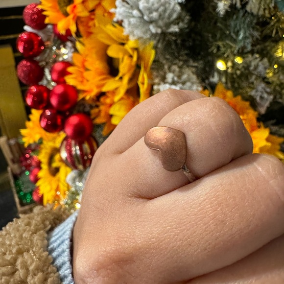 .925 sterling silver and copper handmade ring ✨ - Picture 5 of 11